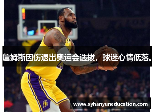 詹姆斯因伤退出奥运会选拔，球迷心情低落。
